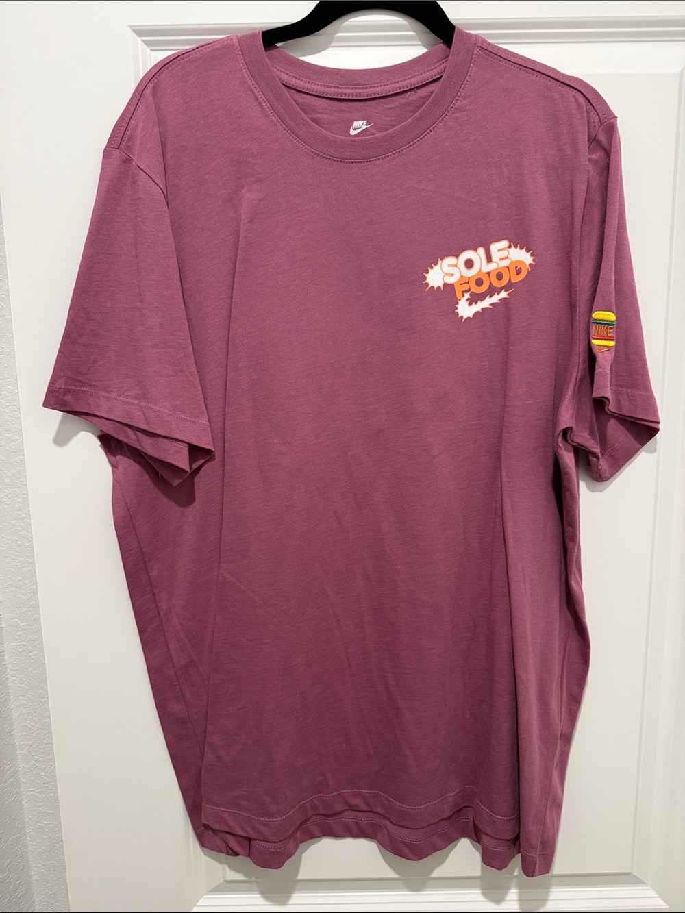 Nike Mauve 'Sole Food' Short Sleeve Graphic Tee